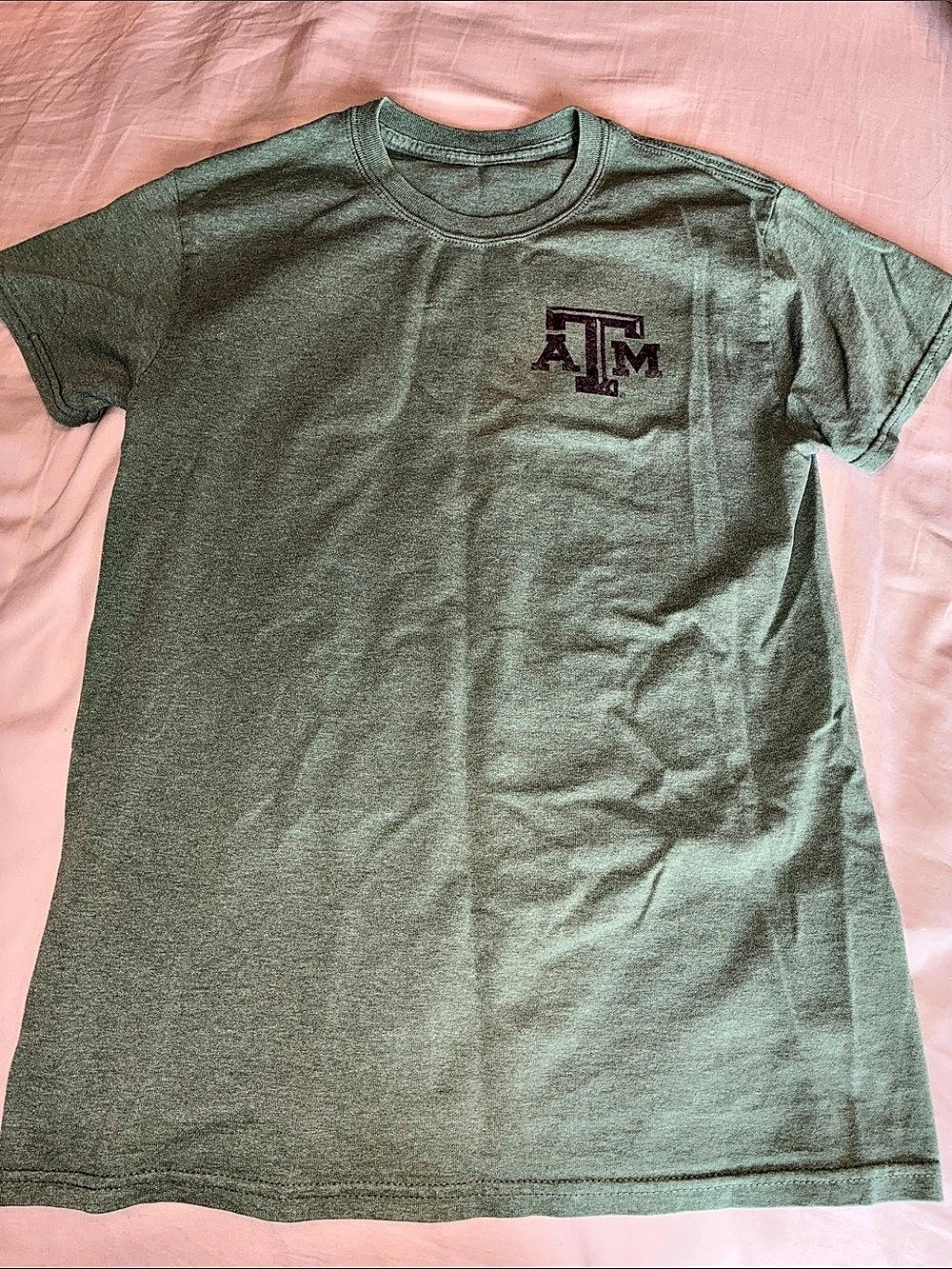 Texas A&M Green Short Sleeve Graphic Tee